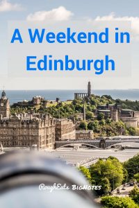 RoughEats BigNotes a Weekend in Edinburgh