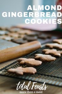 The perfect cookie for gingerbread, almond gingerbread cookies. Great for decorating with the whole family!