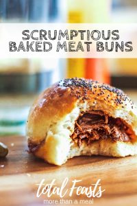 Baked Meat buns with beef